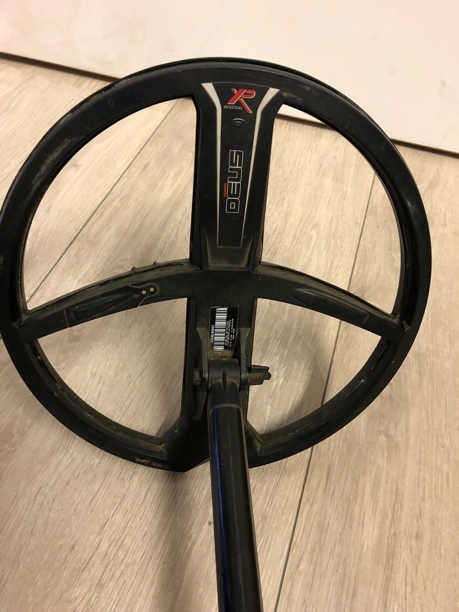 Gebruikte Metaaldetectors Occasion 2 Metaaldetector Deus V5 met 28 cm en 22 cm HF schijf en de WS-4