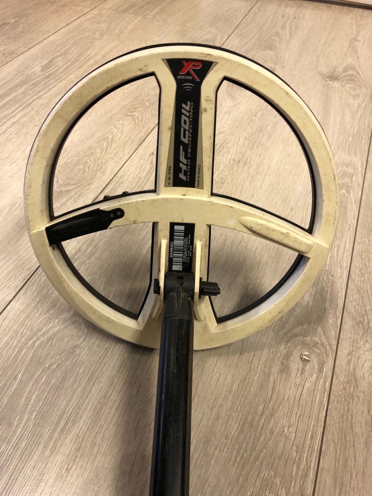 Gebruikte Metaaldetectors Occasion 2 Metaaldetector Deus V5 met 28 cm en 22 cm HF schijf en de WS-4