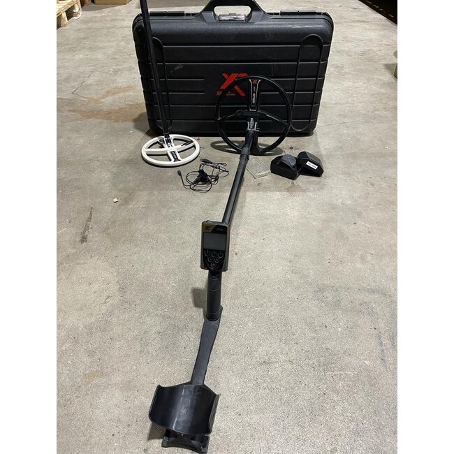 Gebruikte Metaaldetectors Occasion 19 Metaaldetector: XP ORX 28CM X35 en Accessoires