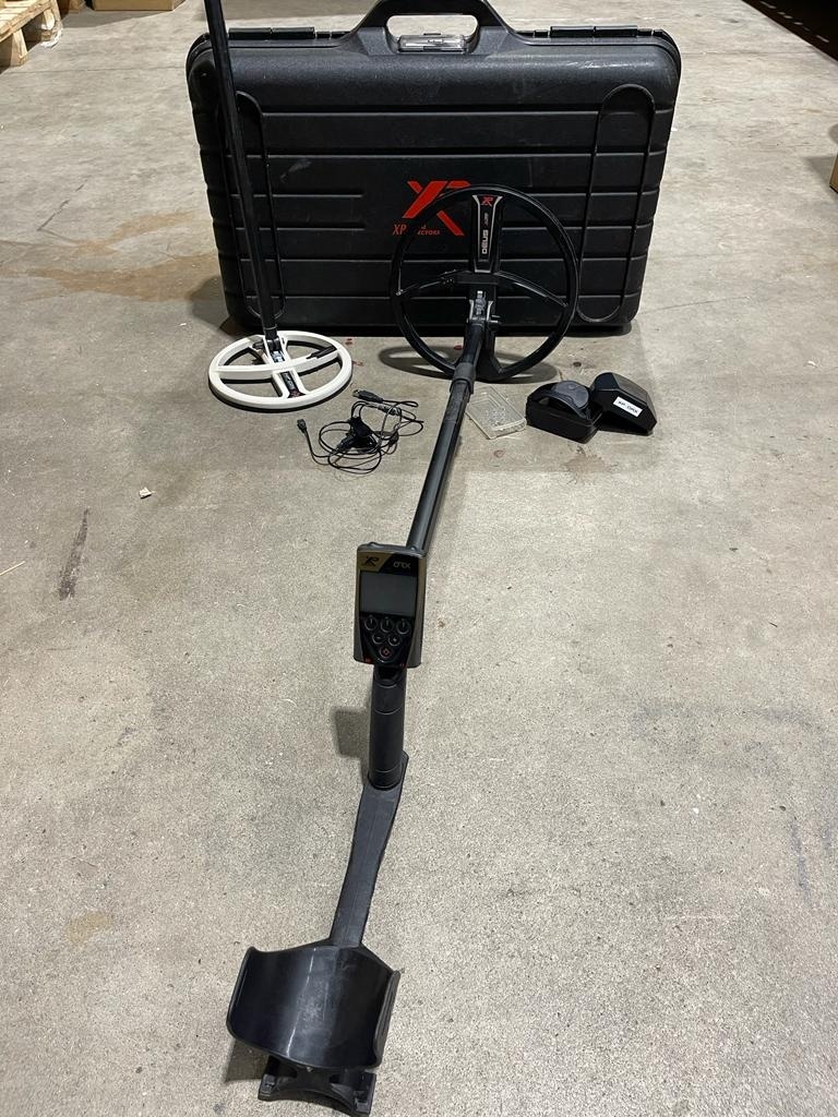 Gebruikte Metaaldetectors Occasion 19 Metaaldetector: XP ORX 28CM X35 en Accessoires