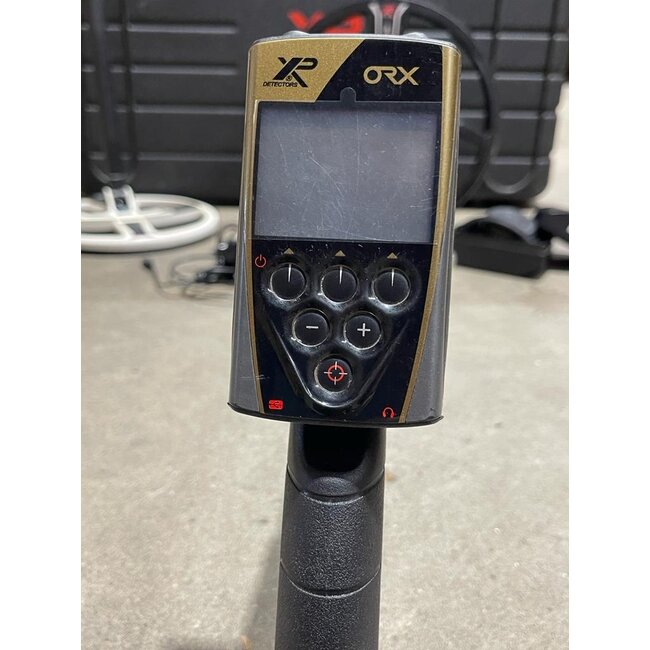 Gebruikte Metaaldetectors Occasion 19 Metaaldetector: XP ORX 28CM X35 en Accessoires