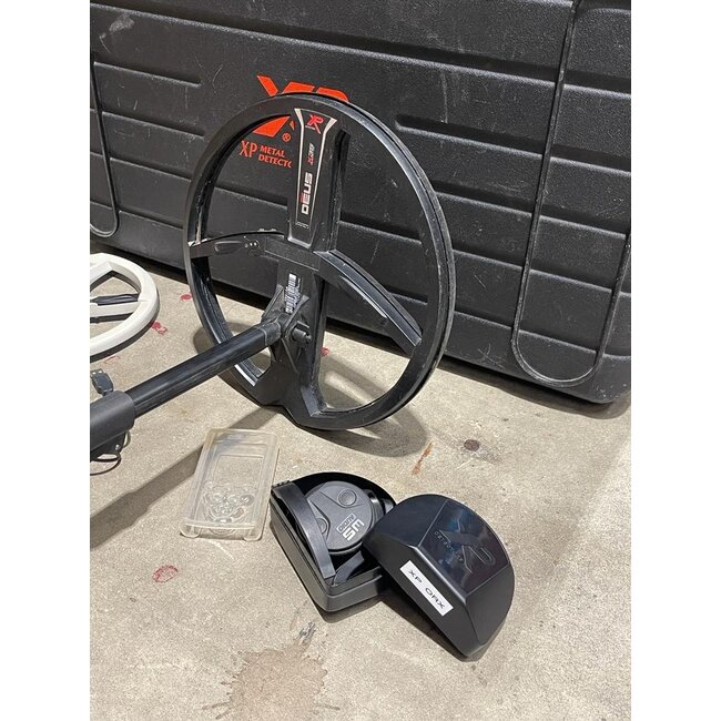 Gebruikte Metaaldetectors Occasion 19 Metaaldetector: XP ORX 28CM X35 en Accessoires