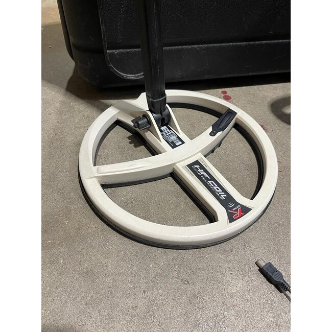 Gebruikte Metaaldetectors Occasion 19 Metaaldetector: XP ORX 28CM X35 en Accessoires