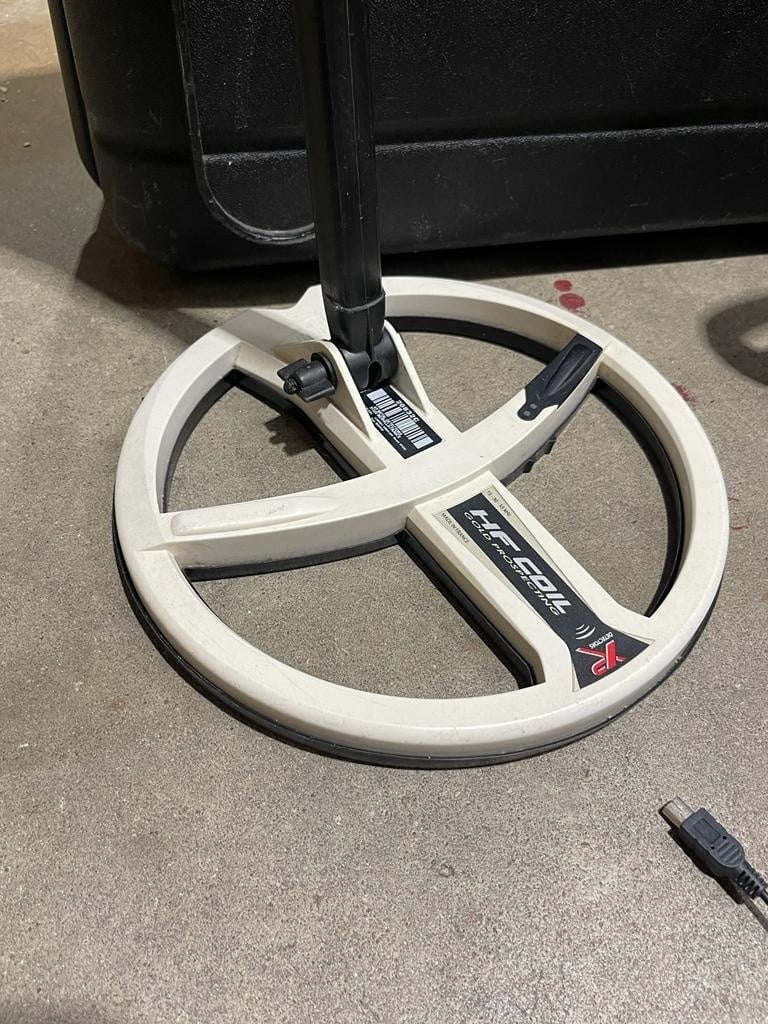 Gebruikte Metaaldetectors Occasion 19 Metaaldetector: XP ORX 28CM X35 en Accessoires