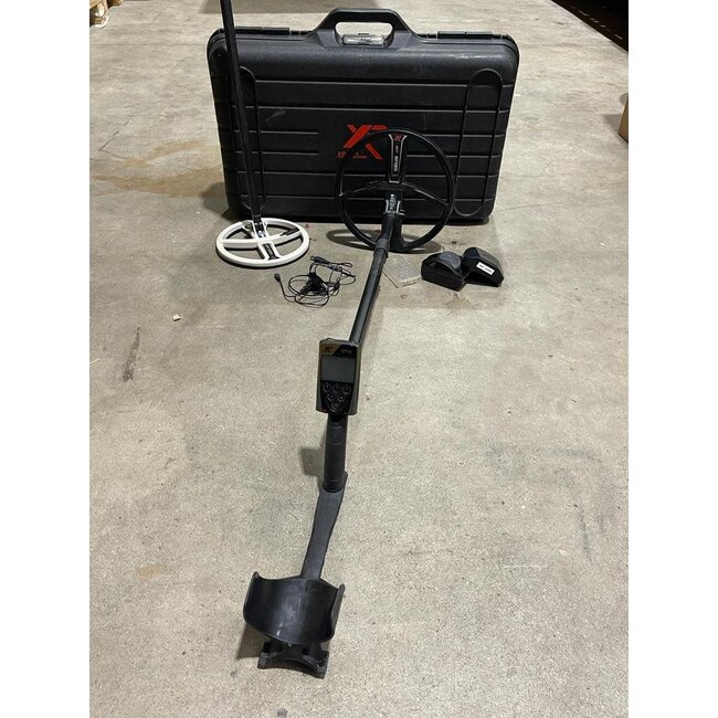 Gebruikte Metaaldetectors Occasion 19 Metaaldetector: XP ORX 28CM X35 en Accessoires