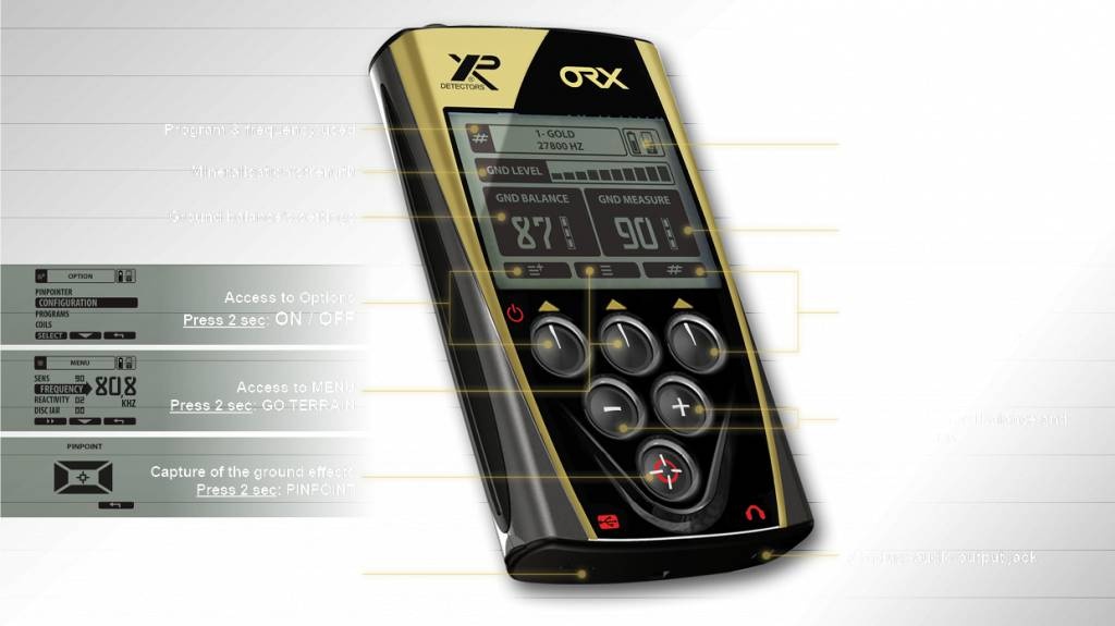 XP Metaaldetectors XP ORX met 24x13 Elliptische zoekschijf