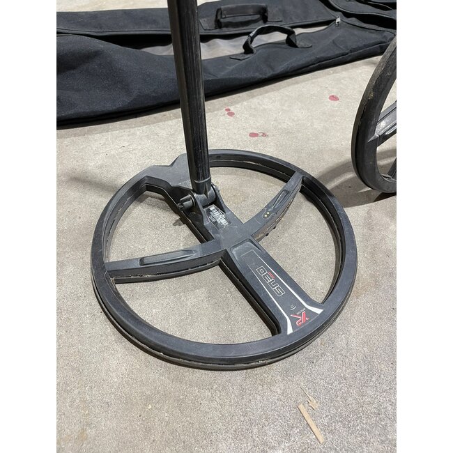 Gebruikte Metaaldetectors Occasion 3: XP Deus met accessoires