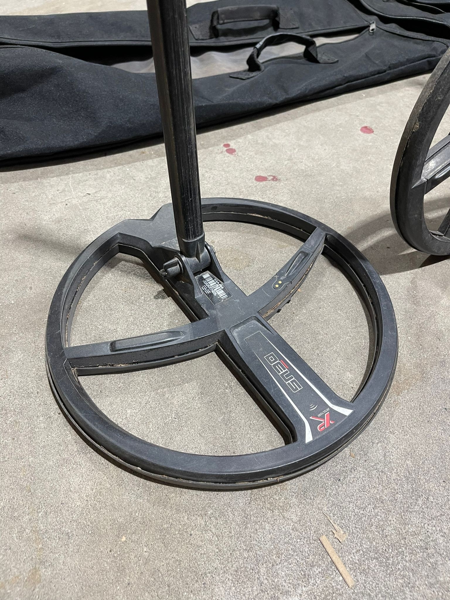 Gebruikte Metaaldetectors Occasion 3: XP Deus met accessoires