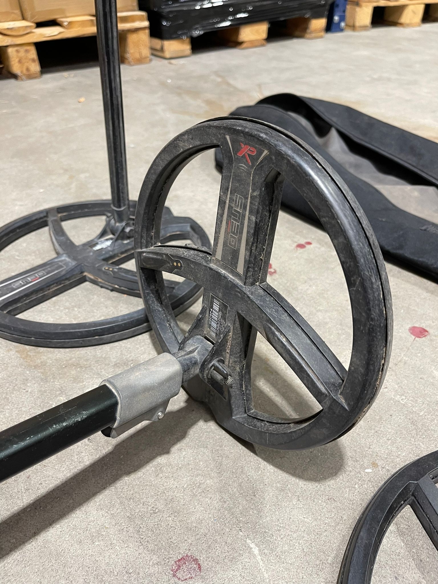 Gebruikte Metaaldetectors Occasion 3: XP Deus met accessoires