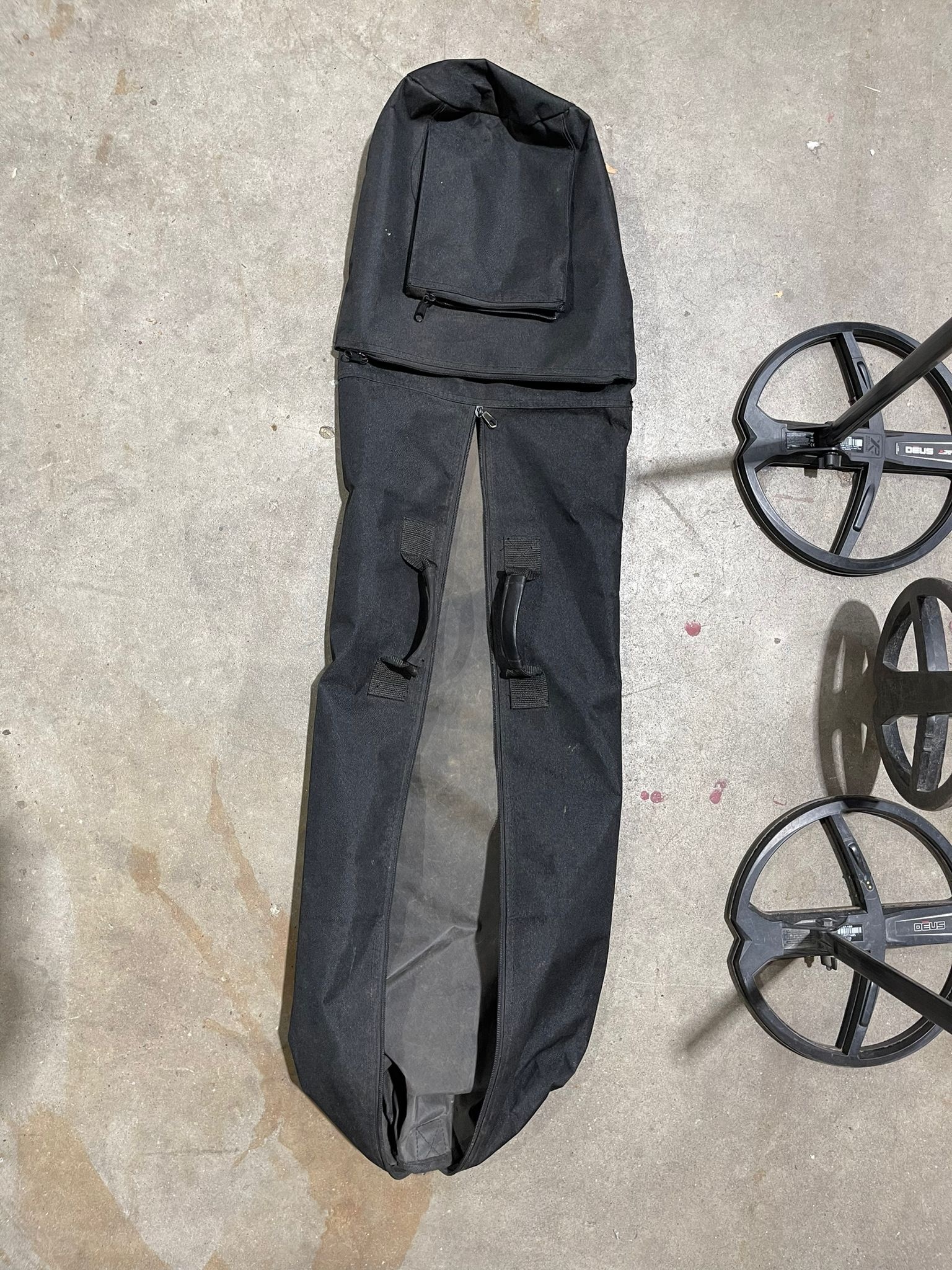 Gebruikte Metaaldetectors Occasion 3: XP Deus met accessoires