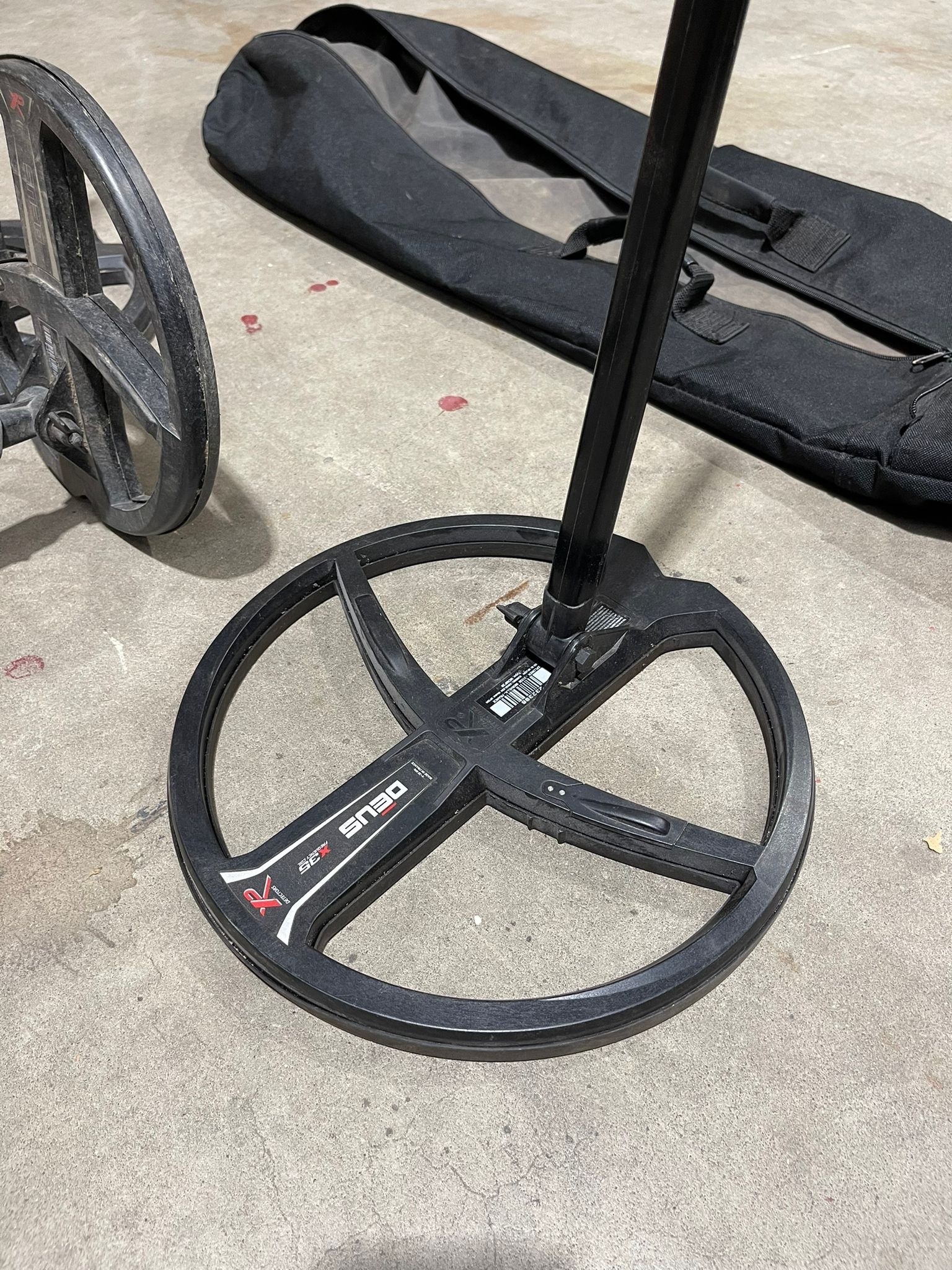 Gebruikte Metaaldetectors Occasion 3: XP Deus met accessoires