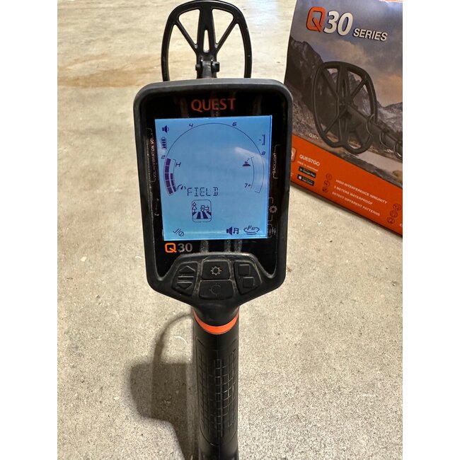 Gebruikte Metaaldetectors Occasion 43 Metaaldetector: Quest Q30