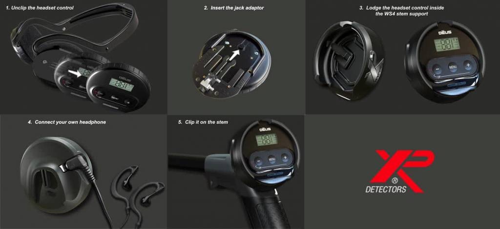 XP Metaaldetectors XP Steelhouder voor WS 4 / 6