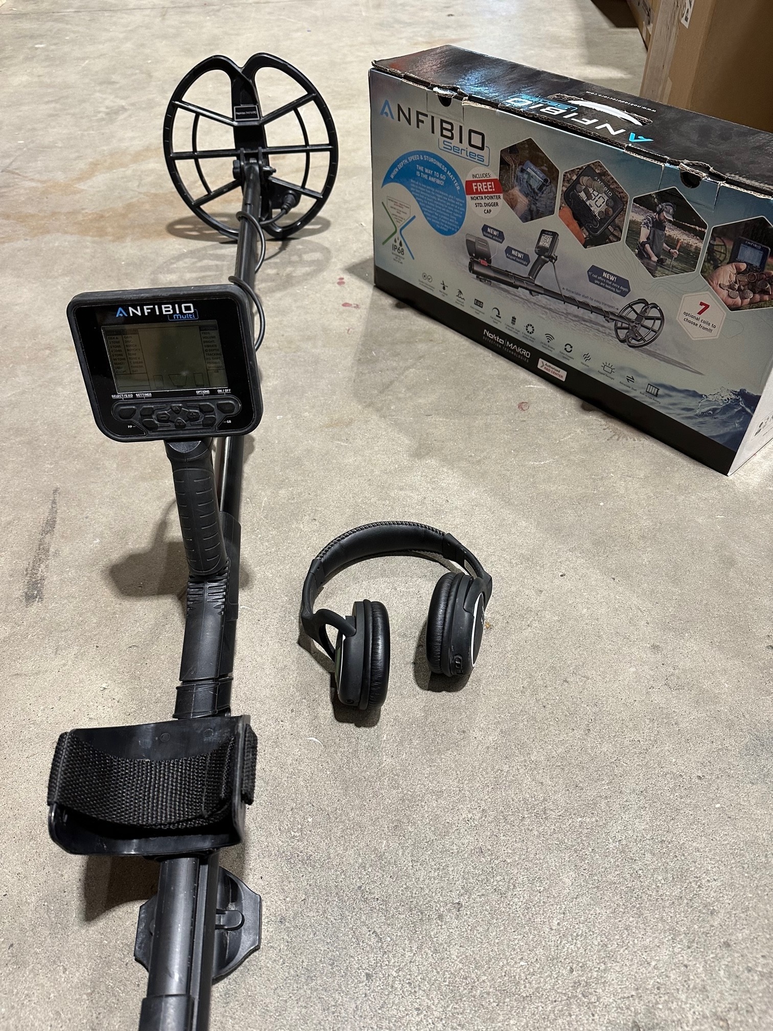 Gebruikte Metaaldetectors Occasion 4 Metaaldetector: Anfibio