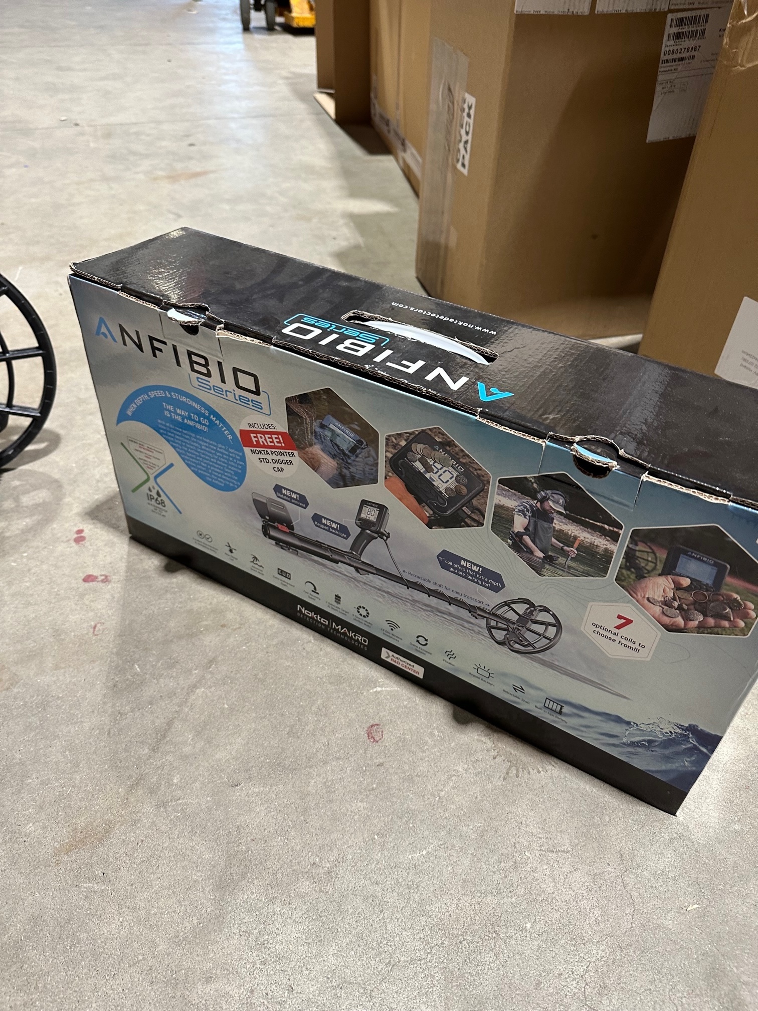 Gebruikte Metaaldetectors Occasion 4 Metaaldetector: Anfibio