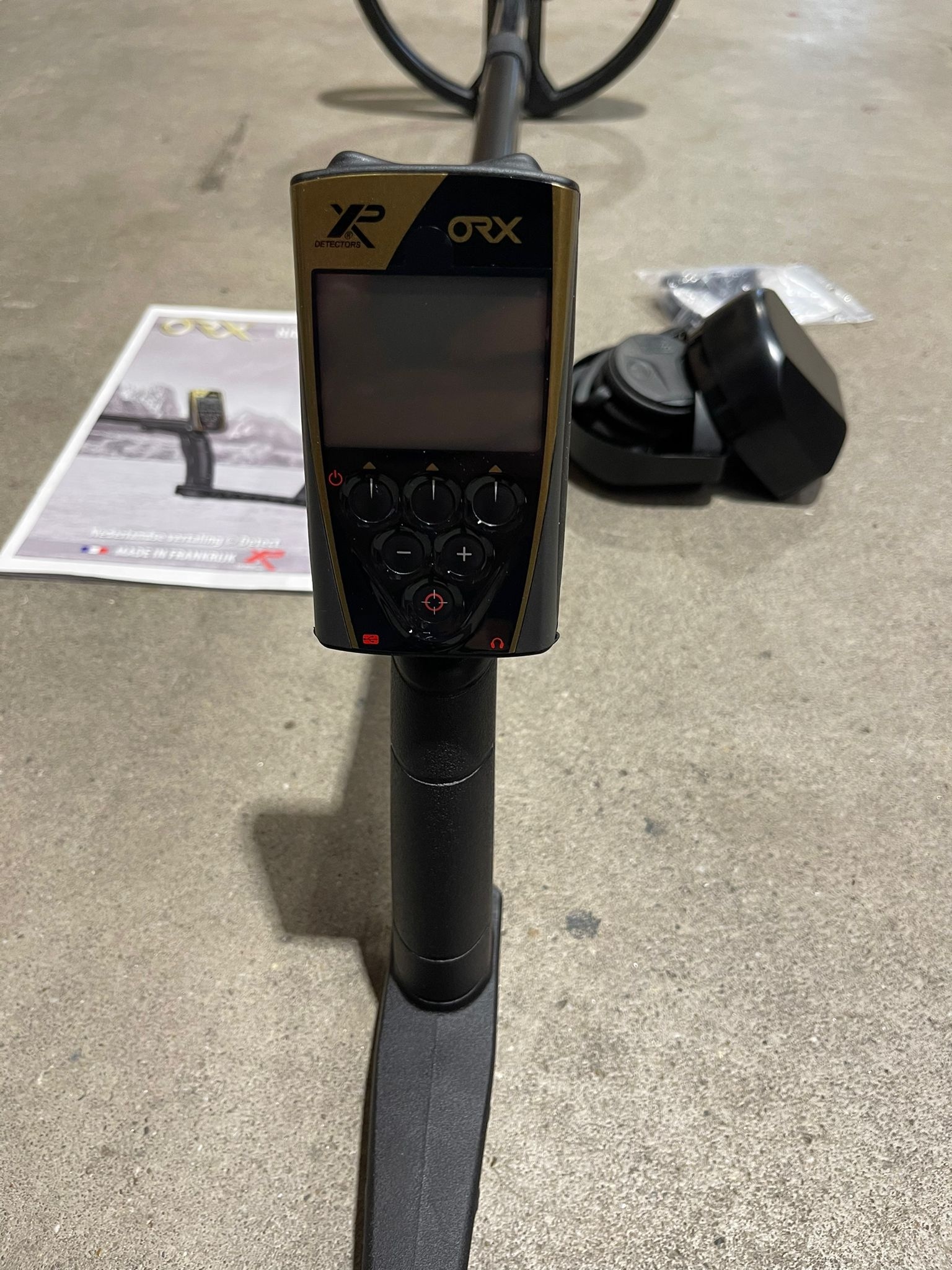 Gebruikte Metaaldetectors Occ 17: XP ORX 28 CM X35 Met WS-Audio WHP