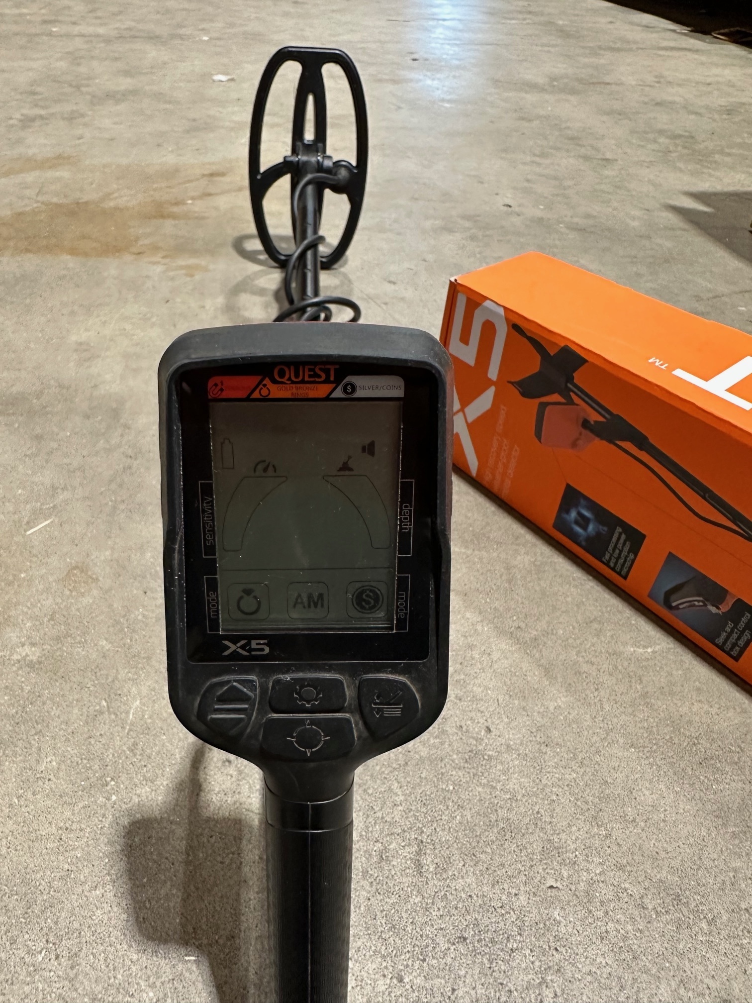 Gebruikte Metaaldetectors Occasion 8 Metaaldetector: Quest X5