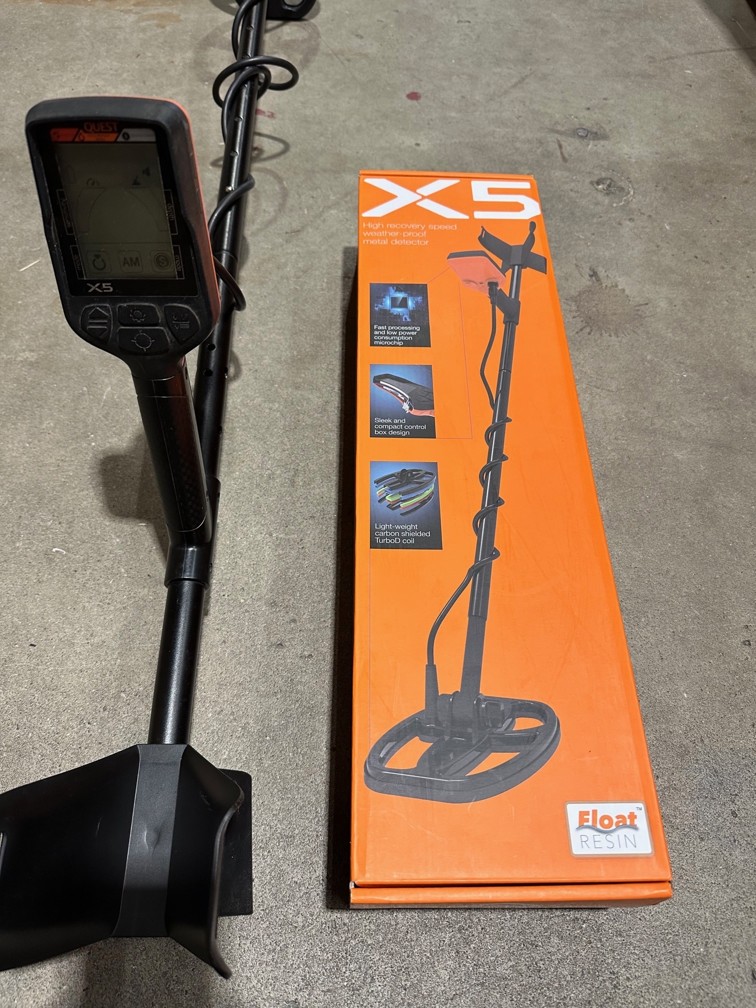 Gebruikte Metaaldetectors Occasion 8 Metaaldetector: Quest X5