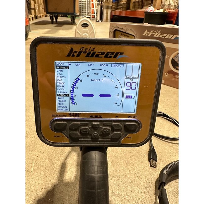 Gebruikte Metaaldetectors Occasion 46 Metaaldetector: Gold Kruzer Nokta Makro