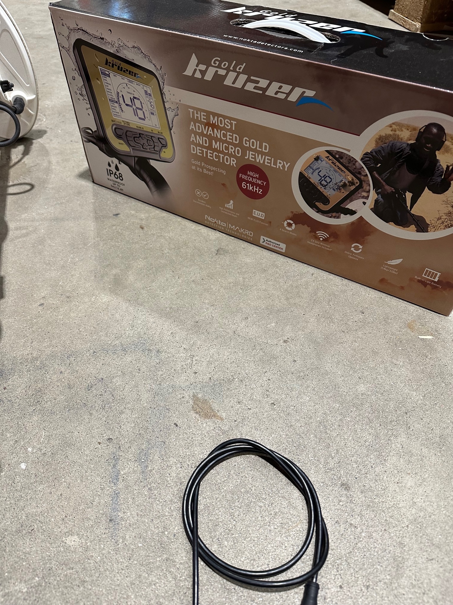 Gebruikte Metaaldetectors Occasion 46 Metaaldetector: Gold Kruzer Nokta Makro