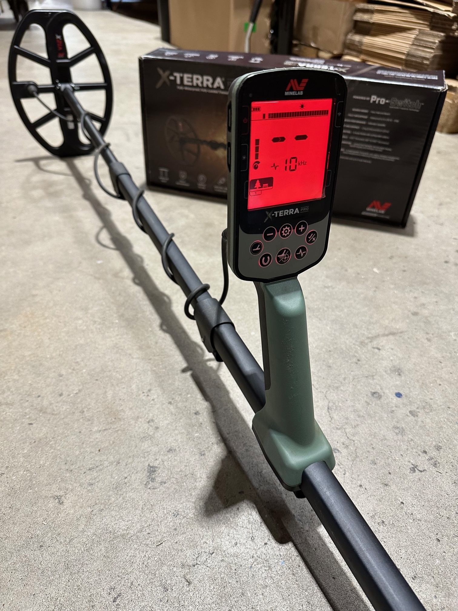 Gebruikte Metaaldetectors Occasion 35 Metaaldetector: Minelab X-Terra PRO