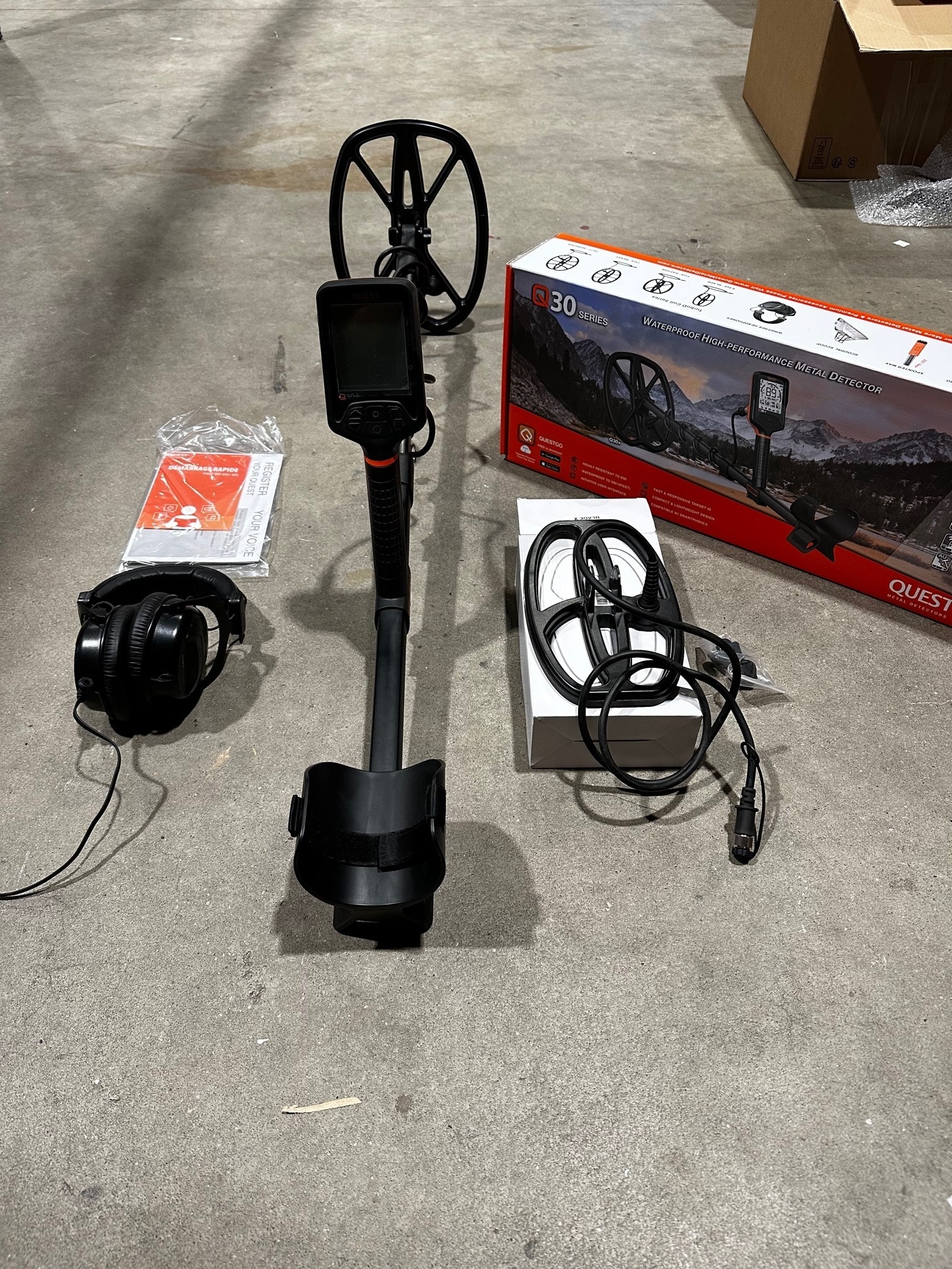 Gebruikte Metaaldetectors Occasion 37 Metaaldetector: Quest Q30+