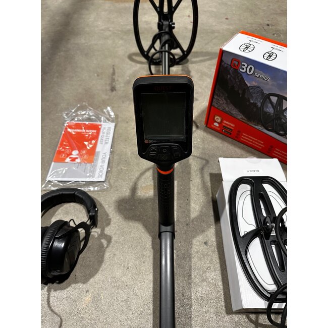 Gebruikte Metaaldetectors Occasion 37 Metaaldetector: Quest Q30+