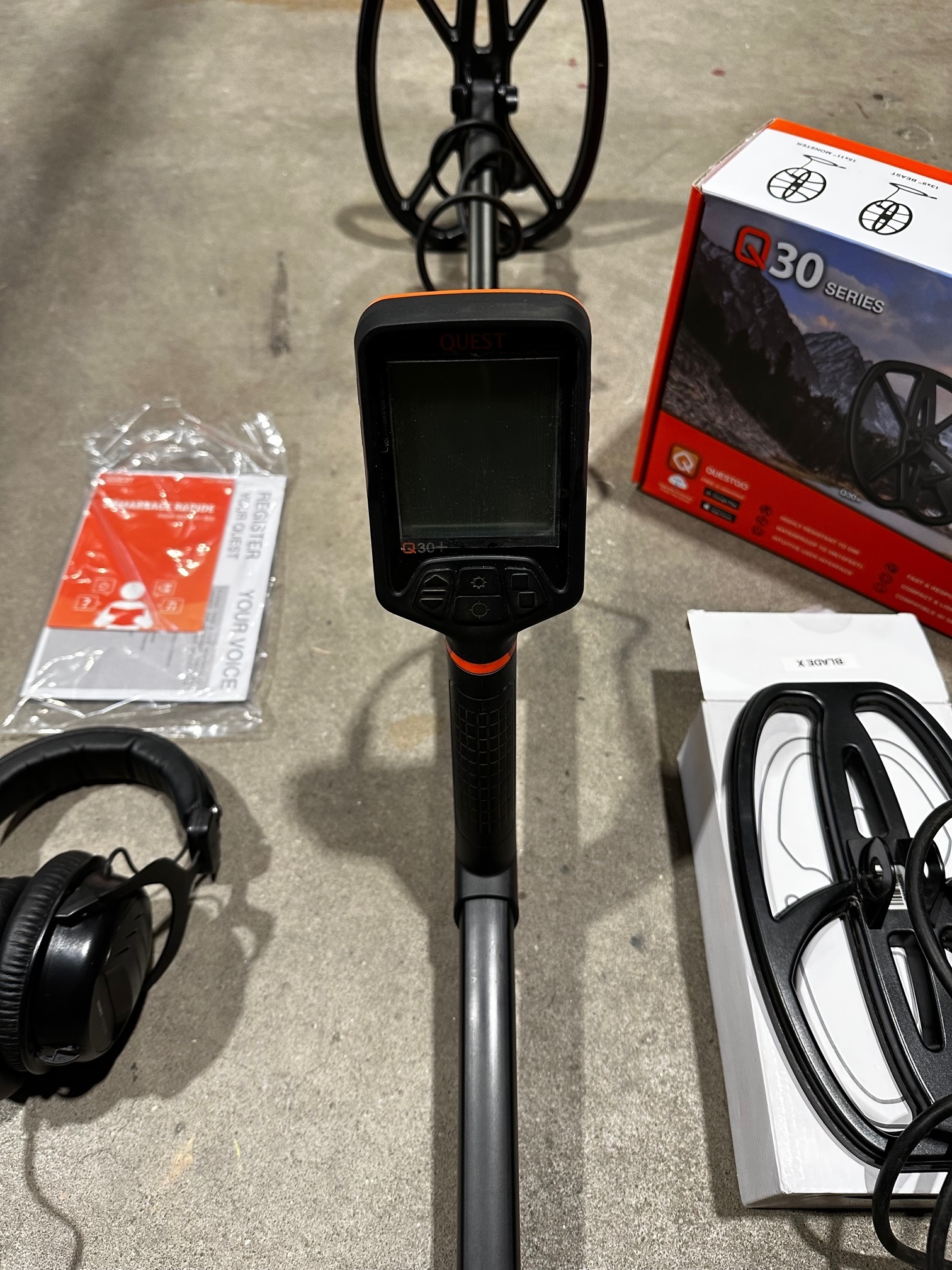 Gebruikte Metaaldetectors Occasion 37 Metaaldetector: Quest Q30+