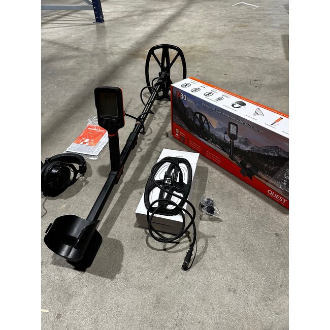 Gebruikte Metaaldetectors Occasion 37 Metaaldetector: Quest Q30+