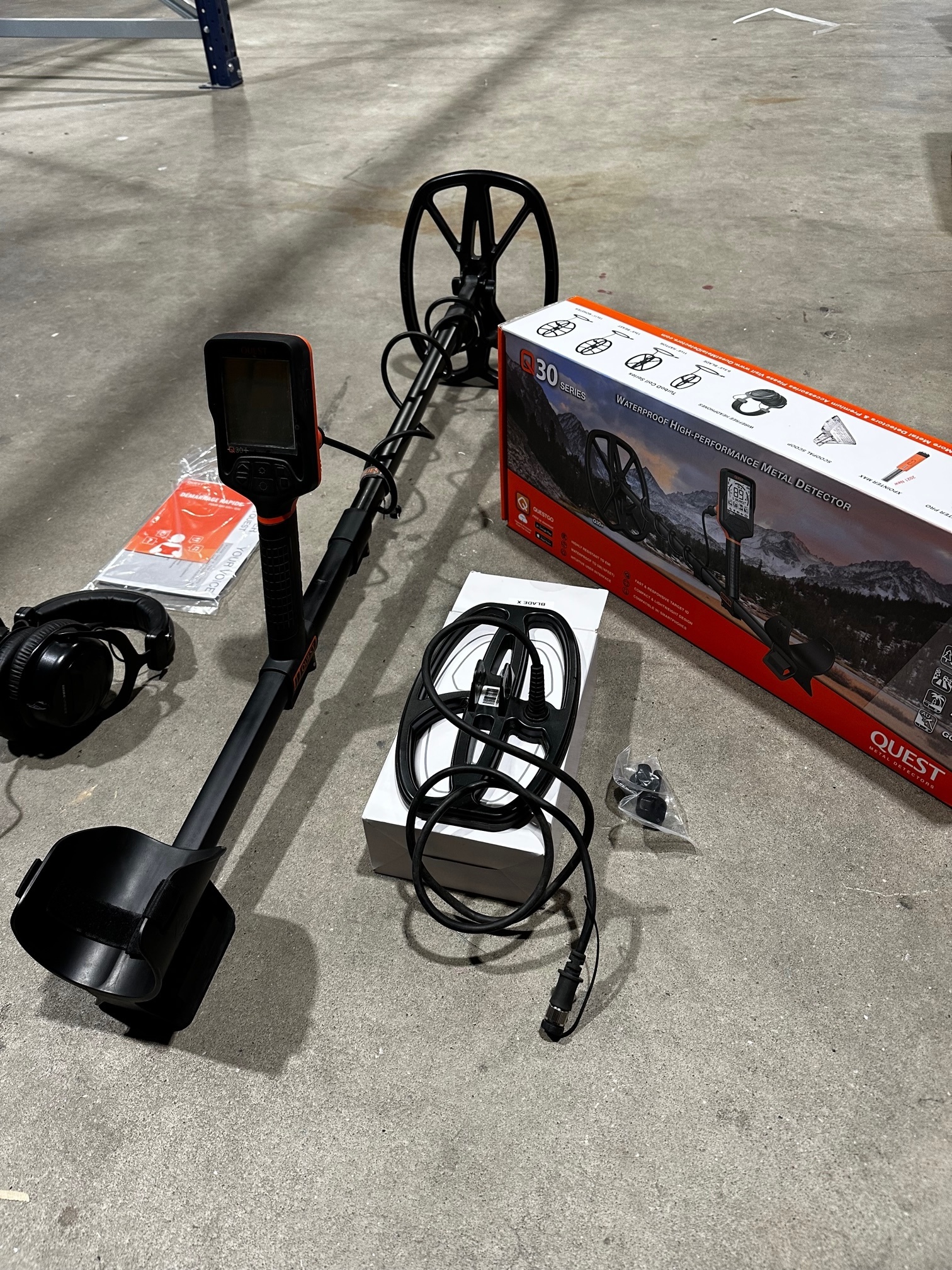 Gebruikte Metaaldetectors Occasion 37 Metaaldetector: Quest Q30+