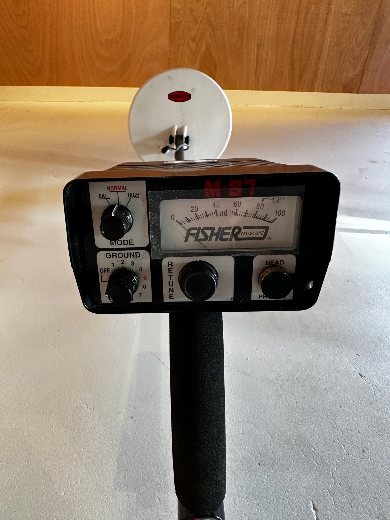 Gebruikte Metaaldetectors Occasion 27 Metaaldetector Fisher M97