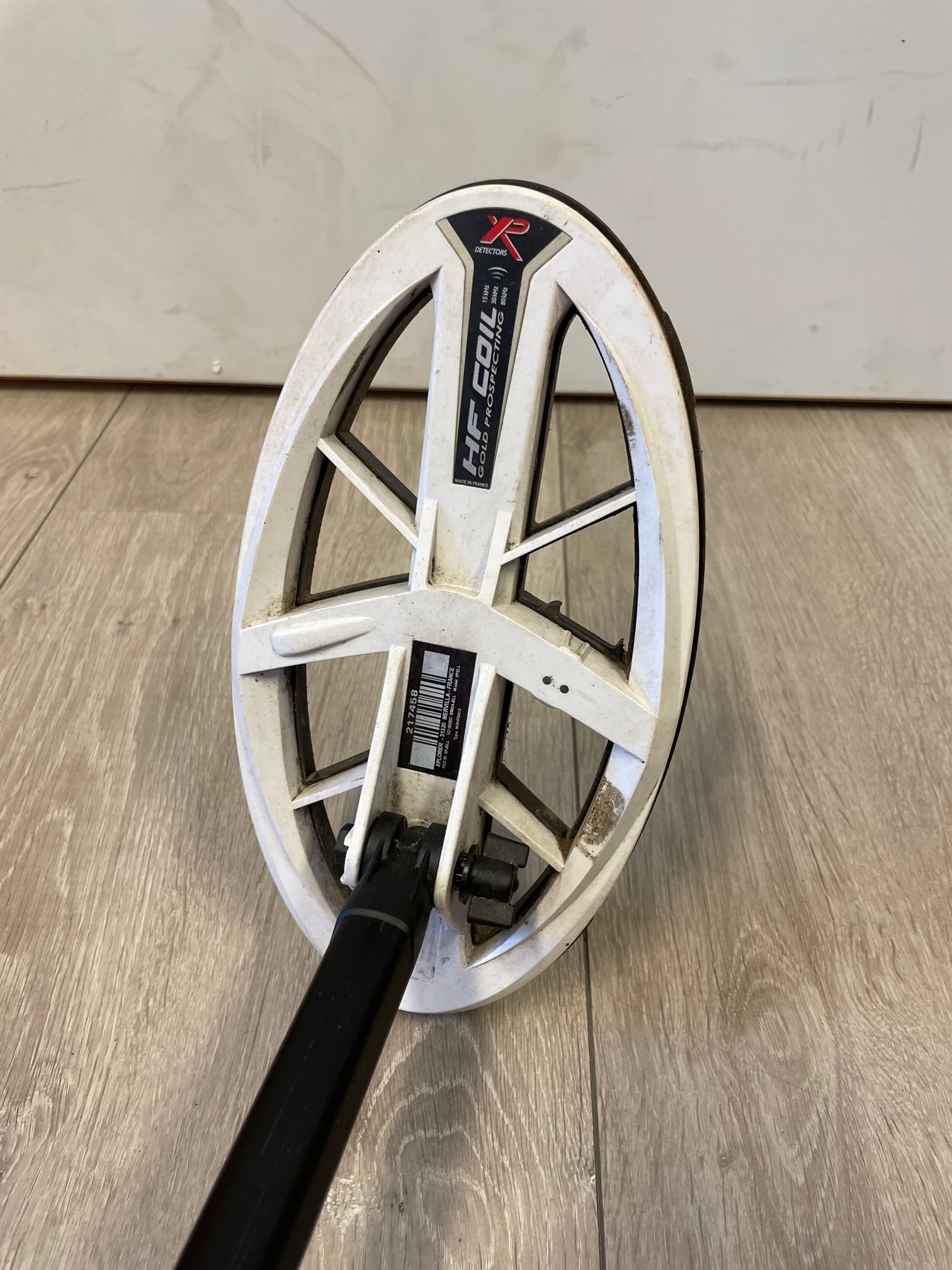 Gebruikte Metaaldetectors Occasion 44 Metaaldetector:  XP Elliptische HF schijf