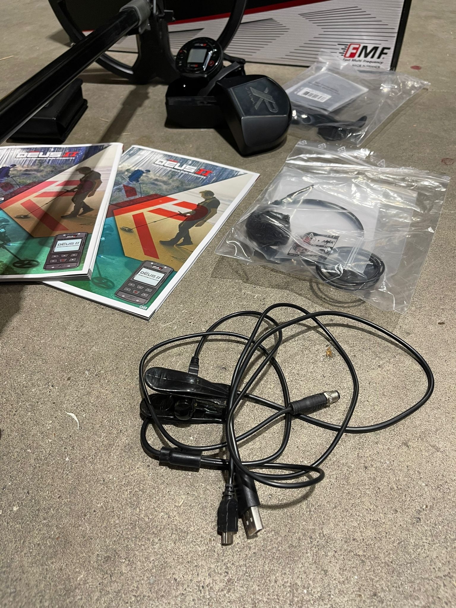 Gebruikte Metaaldetectors Occ 10: XP Deus 2 28CM FMF Met WS-6 WHP