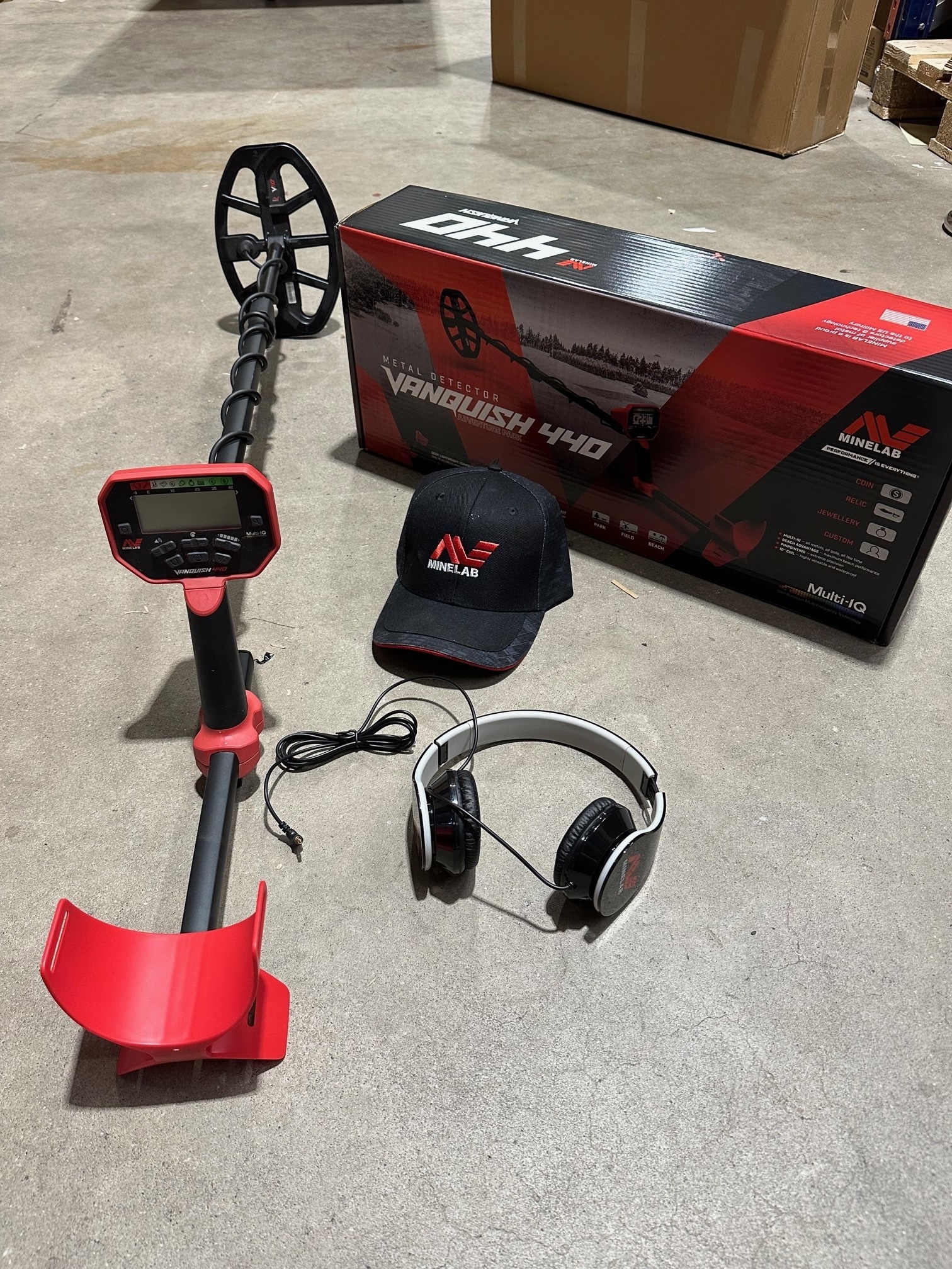 Gebruikte Metaaldetectors Occasion 41 Metaaldetector: Minelab Vanquish 440