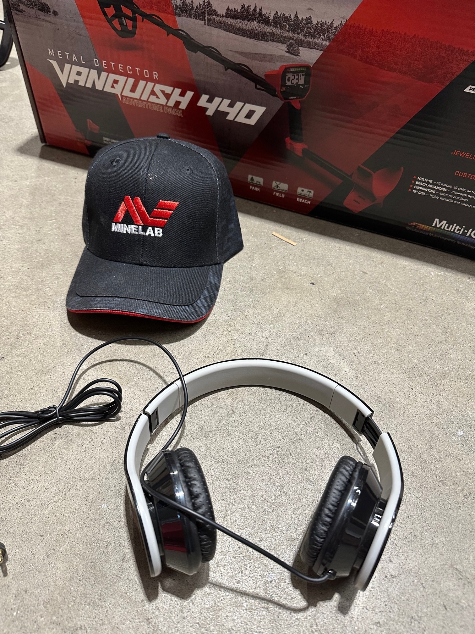 Gebruikte Metaaldetectors Occasion 41 Metaaldetector: Minelab Vanquish 440