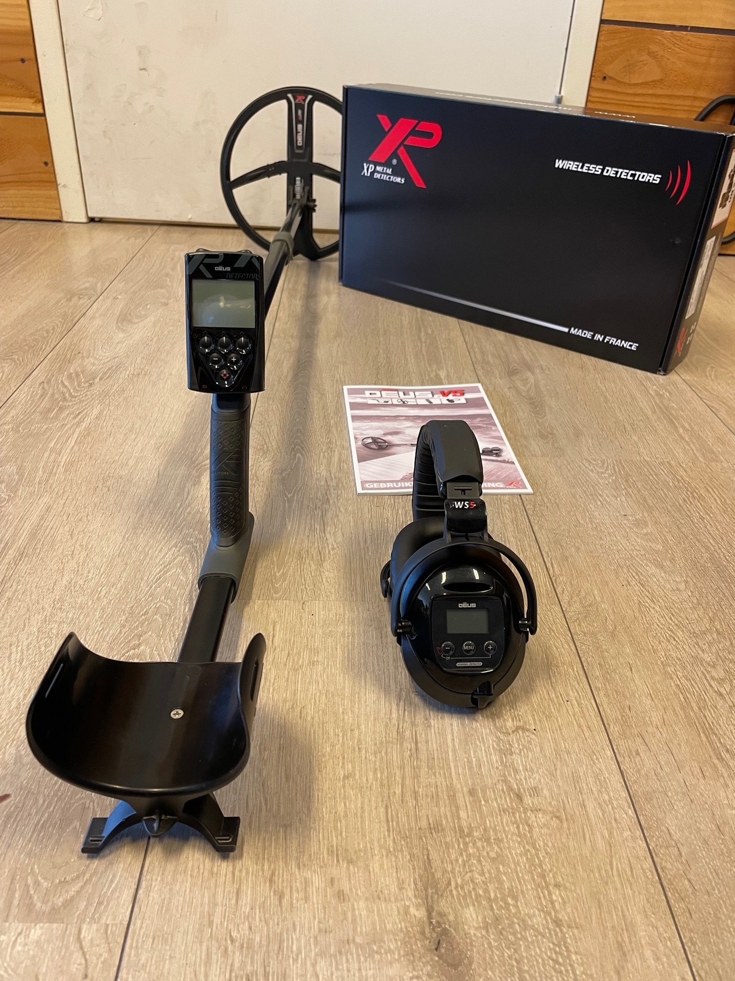 Gebruikte Metaaldetectors Occasion 21:  XP Deus met WS-5 Hoofdtelefoon