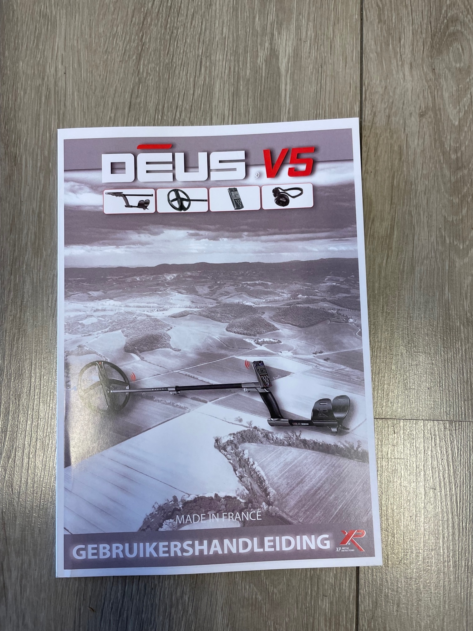 Gebruikte Metaaldetectors Occasion 21:  XP Deus met WS-5 Hoofdtelefoon
