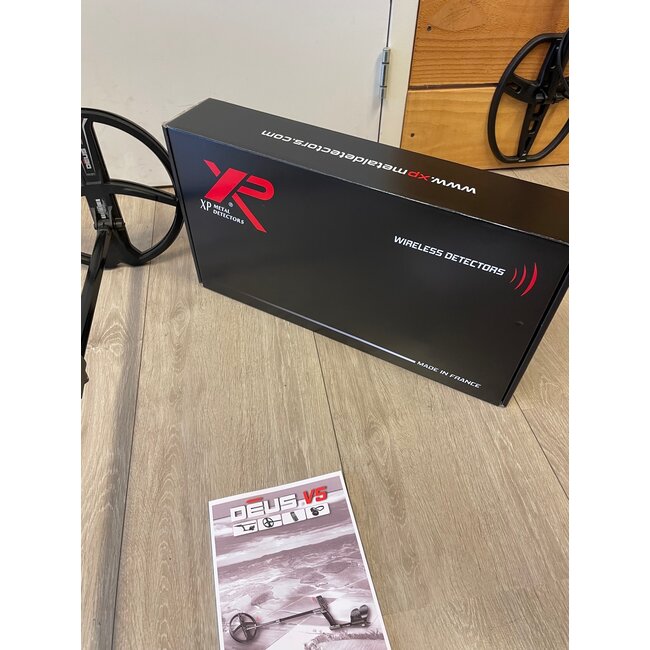 Gebruikte Metaaldetectors Occasion 21:  XP Deus met WS-5 Hoofdtelefoon