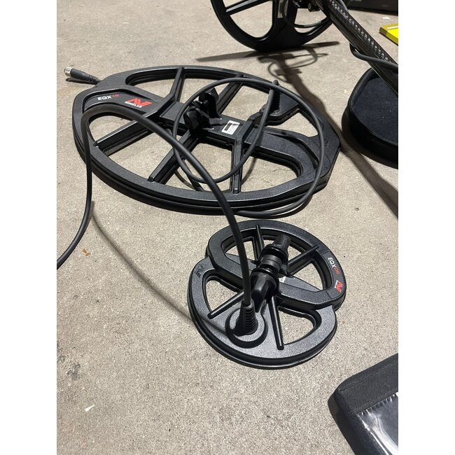 Gebruikte Metaaldetectors Occ 12: Equinox 800 met meerdere zoekschijven