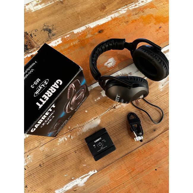 Gebruikte Metaaldetectors Occasion 45 Metaaldetector:Garret Zlynk MS-3 Hoofdtelefoon