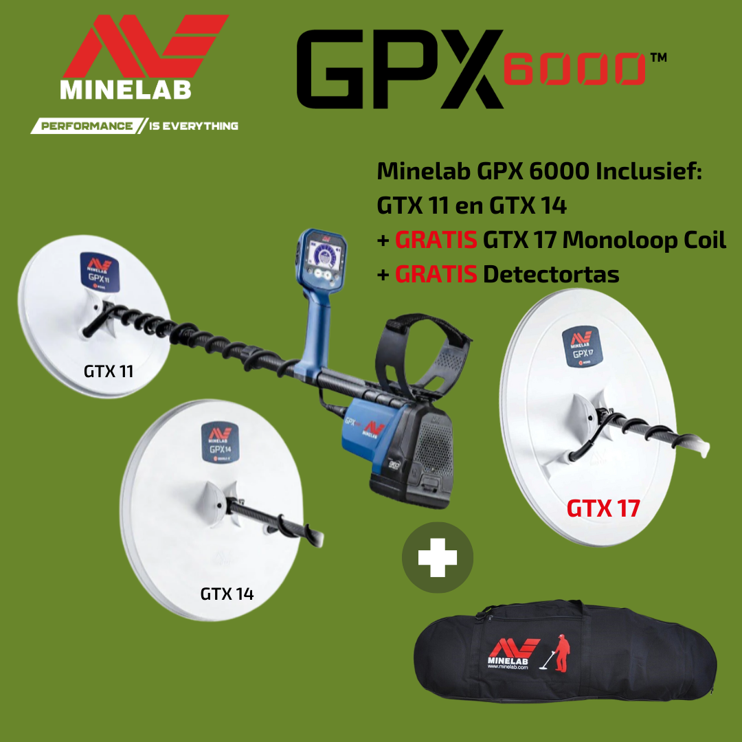 Minelab Metaaldetectors Minelab GPX 6000 Gouddetector
