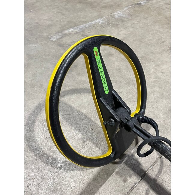 Gebruikte Metaaldetectors Occ 29:   Minelab Excalibur met hoofdtelefoon