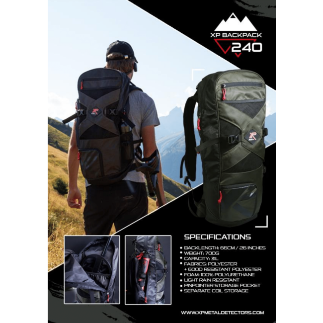 XP Metaaldetectors XP Backpack 240