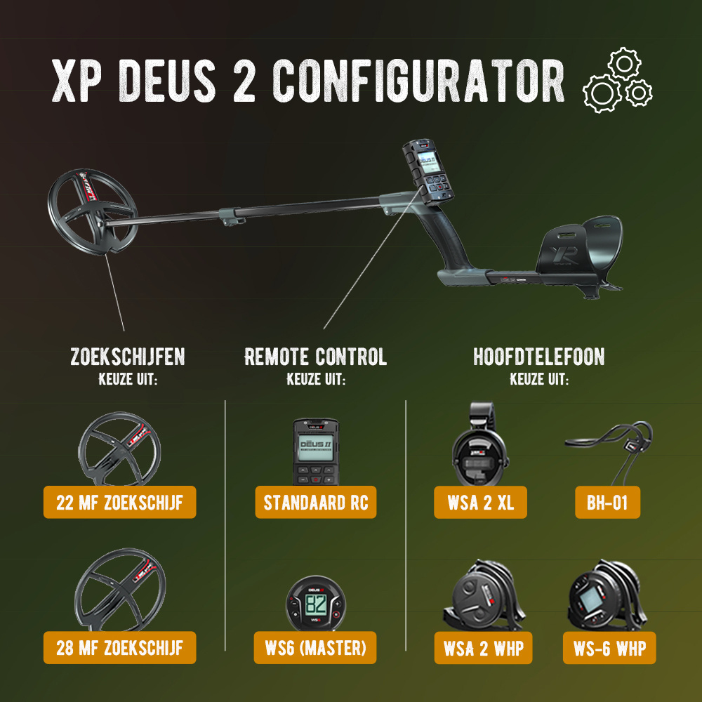 XP Metaaldetectors XP Deus 2 FMF Metaaldetector