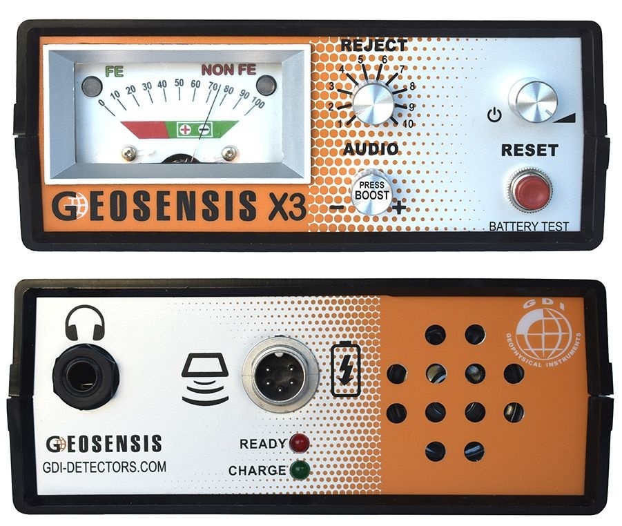 Geosensis Geosensis X3 pulsinductie metaaldetector met ICON DATA logger