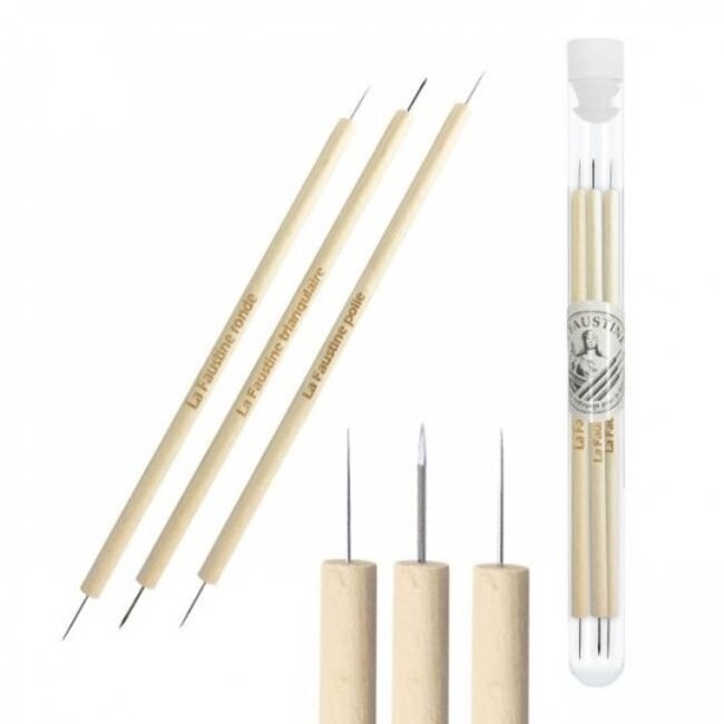 La Faustine La Faustine reinigingspennen 3-delige set in koker