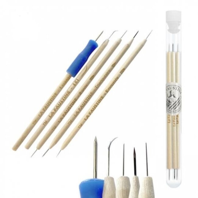 La Faustine La Faustine reinigingspennen 5-delige set in koker