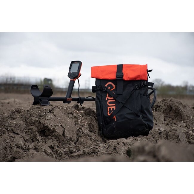 Quest Quest metaaldetector rolltop rugtas