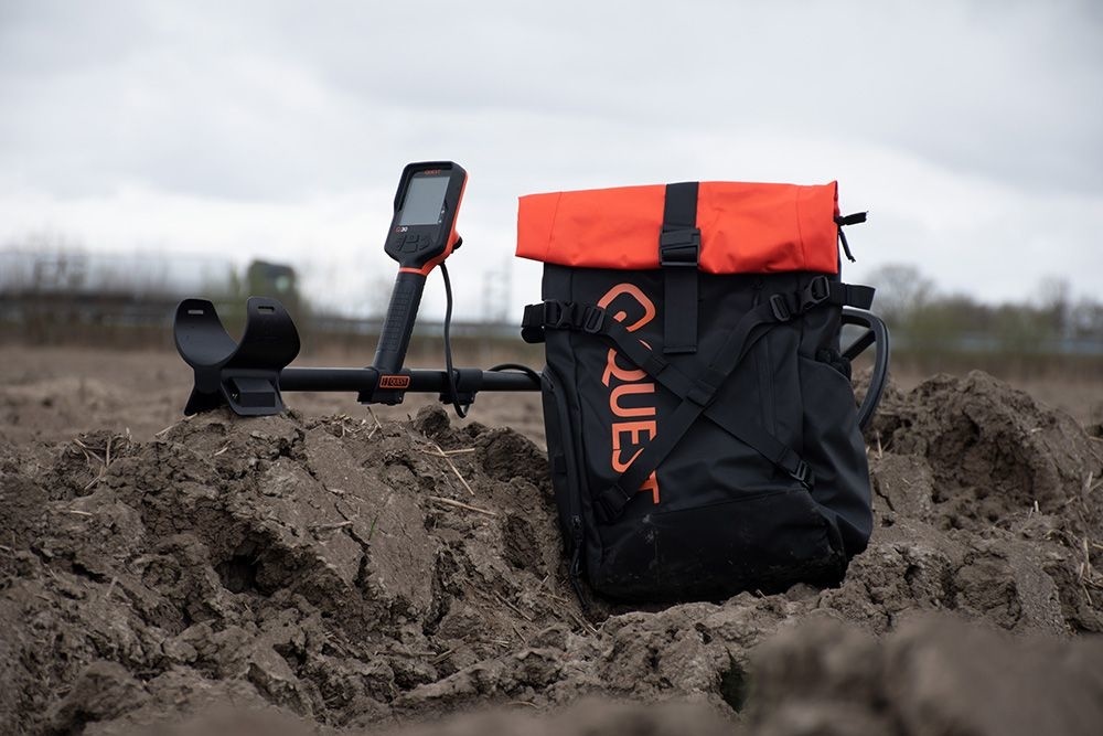 Quest Quest metaaldetector rolltop rugtas