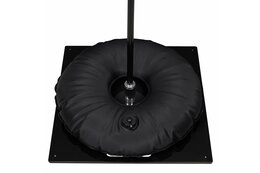 Ground plate, heavy, black with black water bag